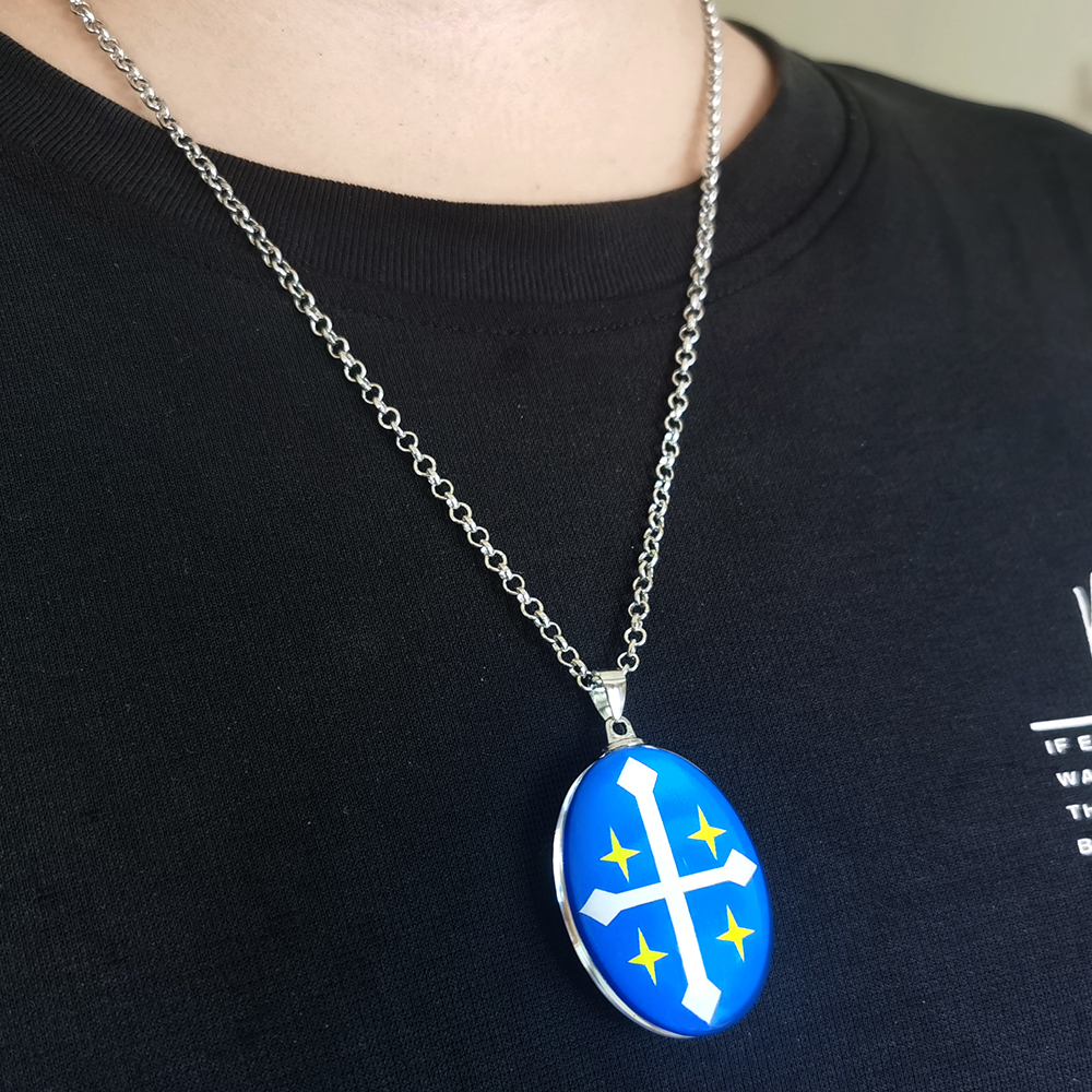 Black Clover Grimoire - Anime Black Clover Yuno Necklace Blue