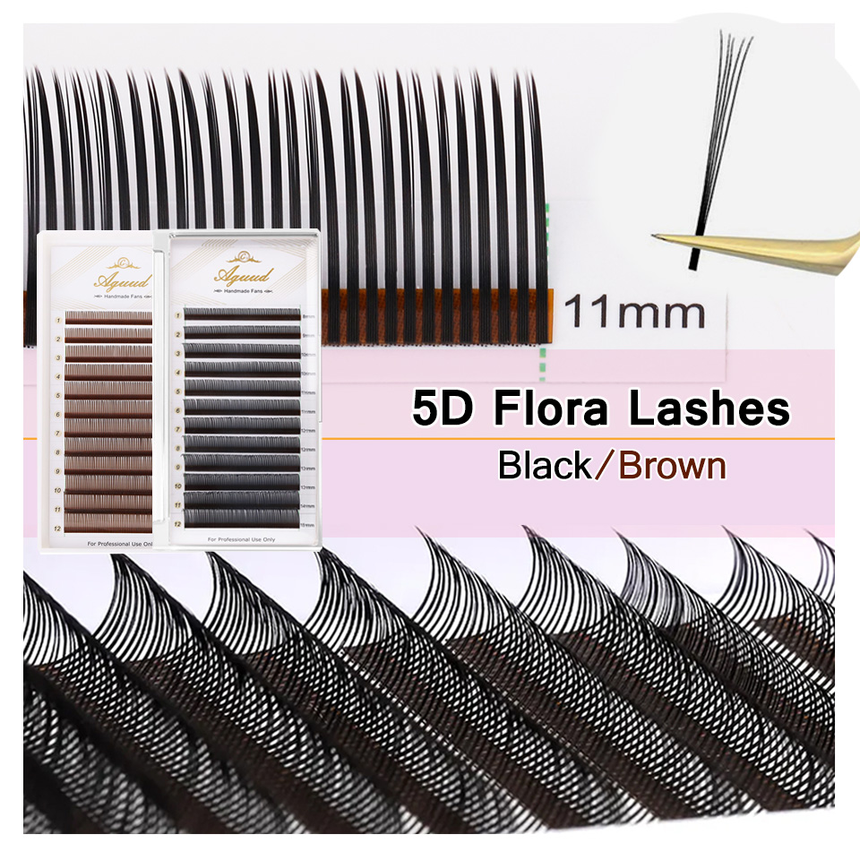 Anime Cosplay Lashes - AGUUD 5D Flora Eyelash Extension Premade