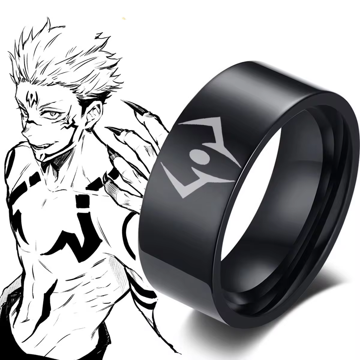 Black Clover Grimoire - Anime Jujutsu Kaisen Rings Ryōmen Sukuna