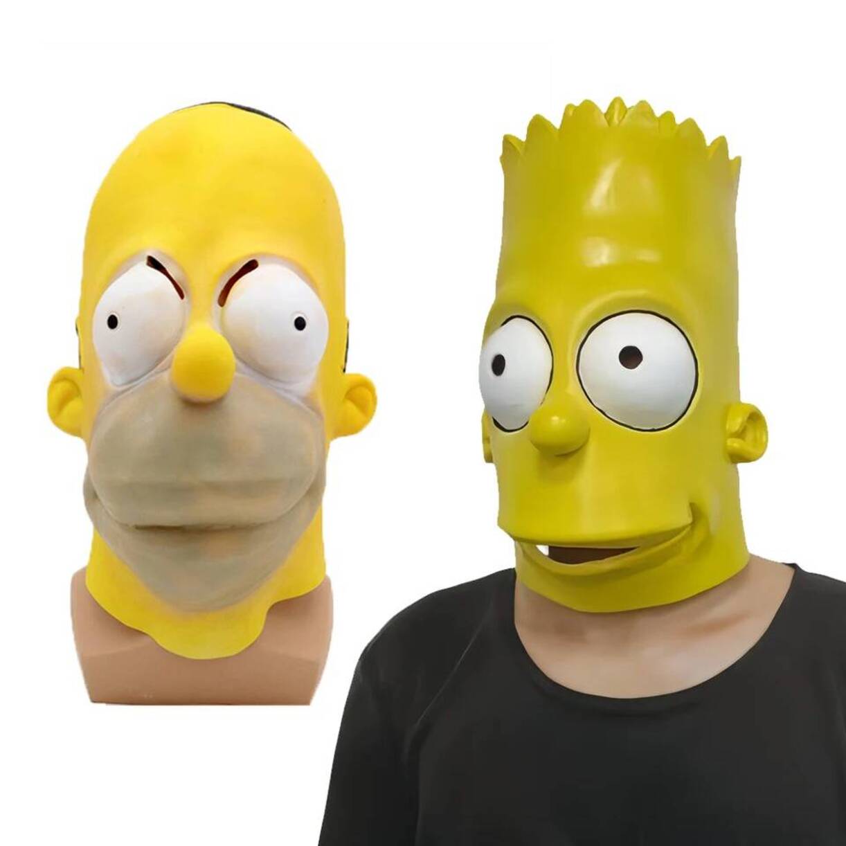 Anime Cosplay Mask - Funny The Simpsons Mask Homer Bart