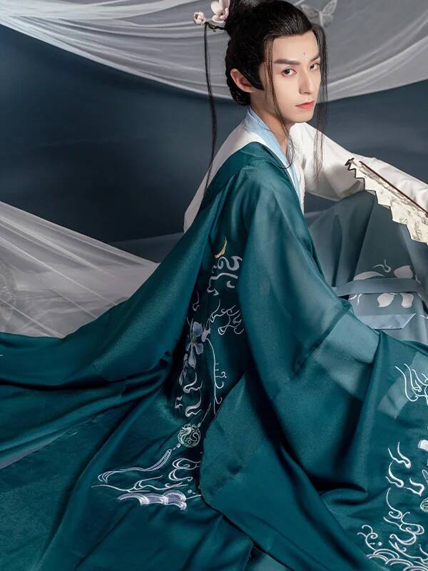 Anime Cosplay In Chinese - Chinese New Modern Hanfu Man Traditional