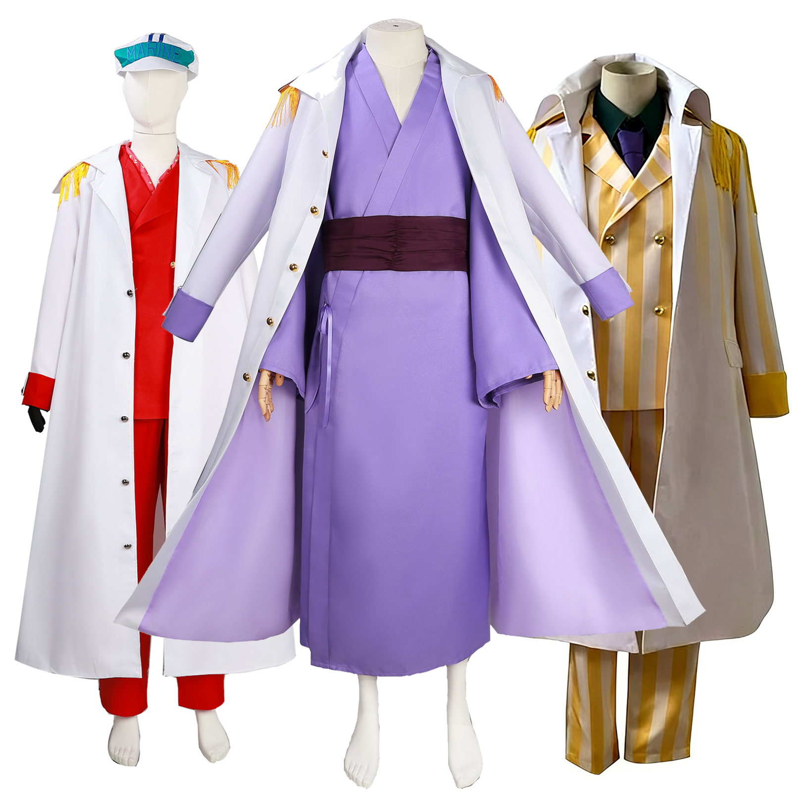 Anime Marin Cosplay - Five Elders Admirals Cosplay Costume Kizaru