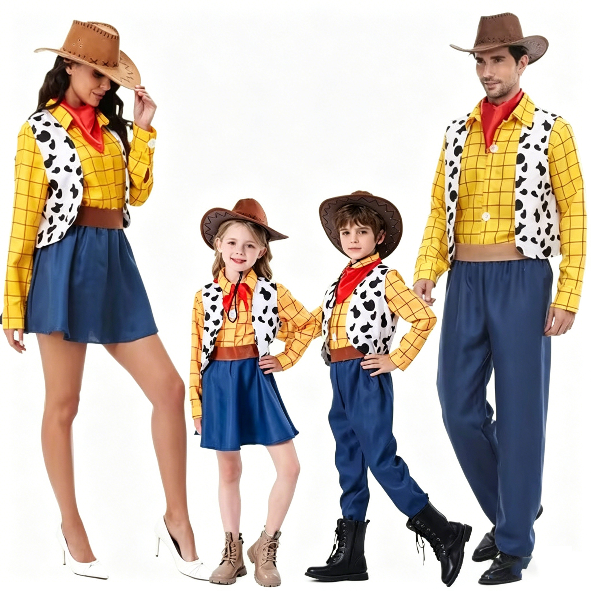 Anime Cosplay Outfit Ideas - Halloween Couple Family Cosplay Idea Costume