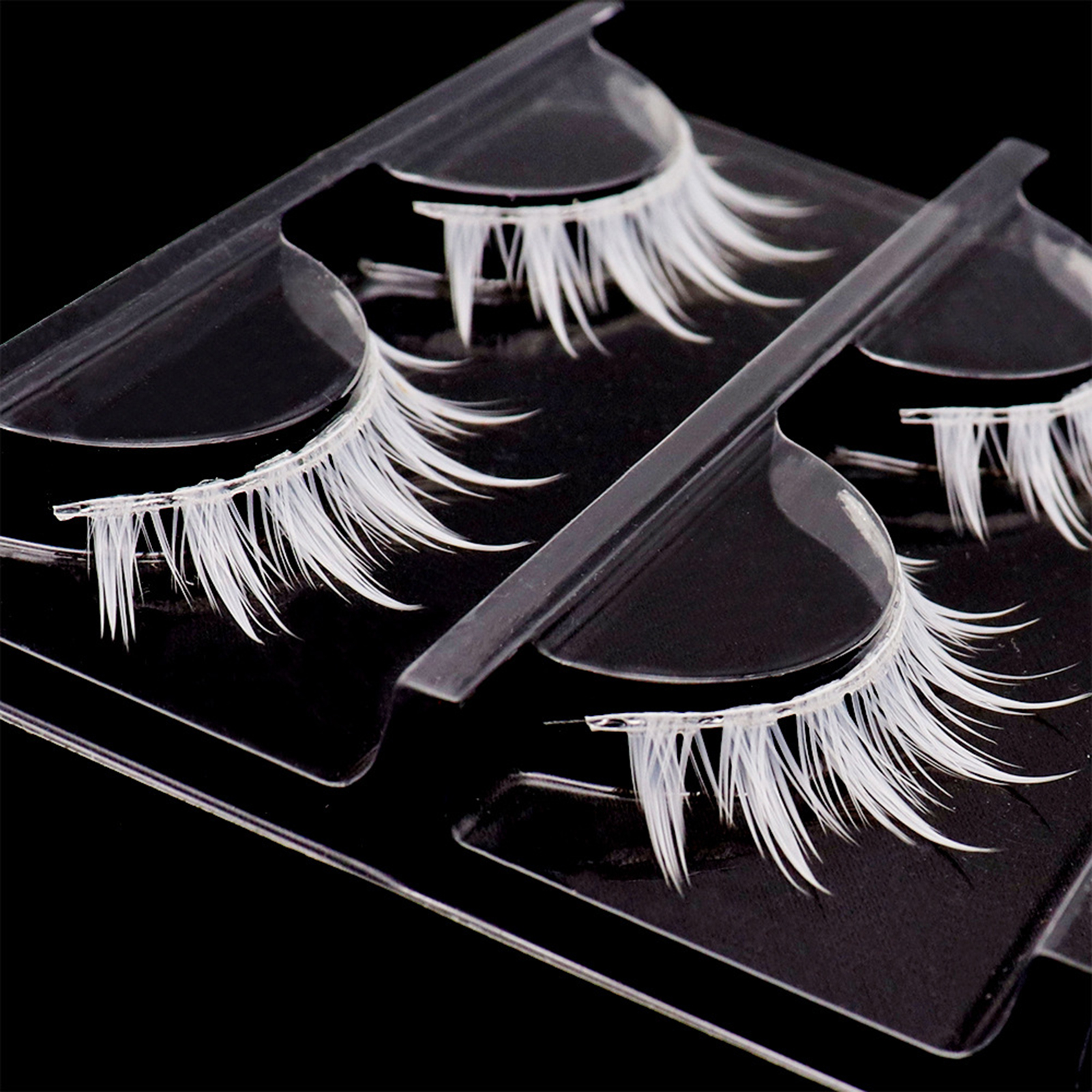 Anime Cosplay Lashes - Manga lashes Cosplay White False Eyelashes