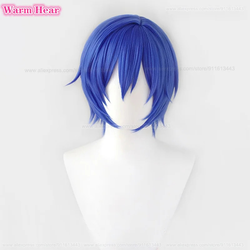 Anime Cosplay Blue Hair - New! Synthetic Anime Unisex Short 30cm