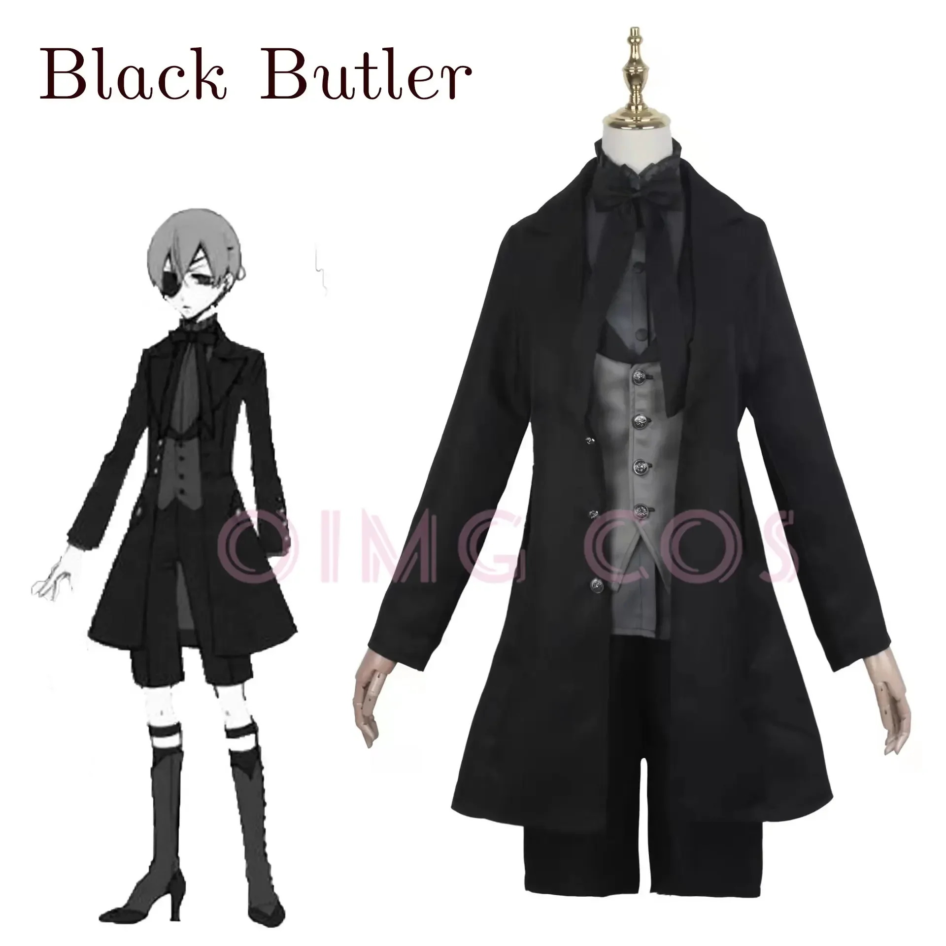 Cosplay Anime Black - Black Butler Ciel Phantomhive Cosplay Costume