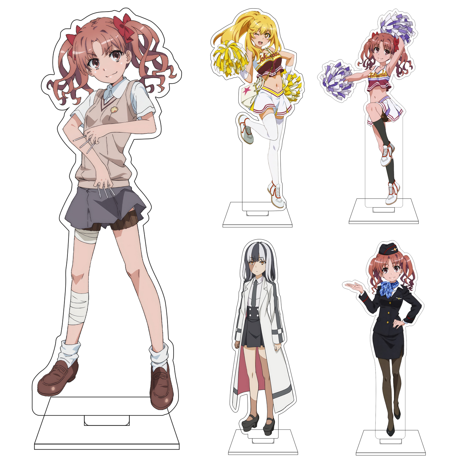 Anime Cosplay Of - 16CM Anime Misaka Mikoto Cosplay Acrylic