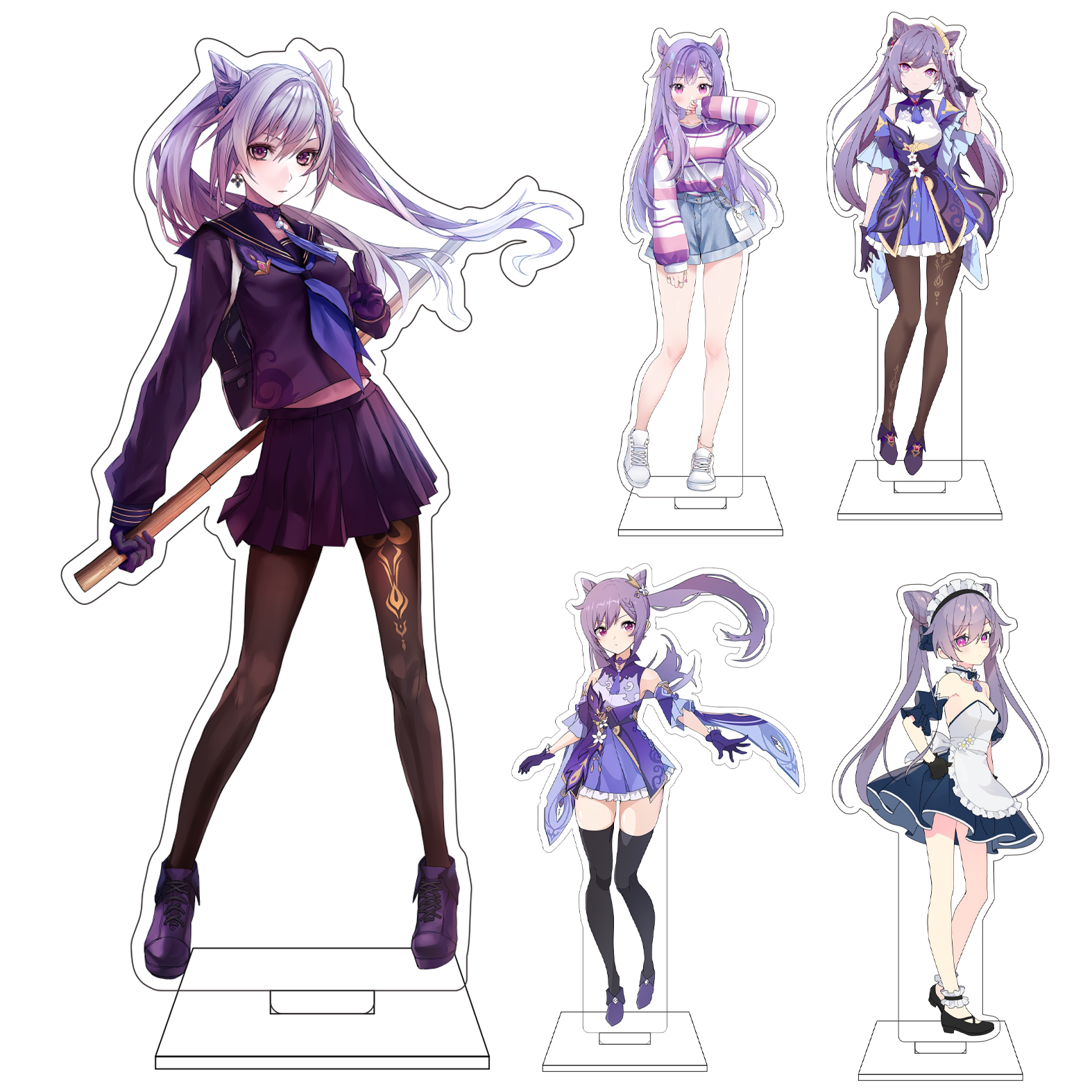 Anime Cosplay Of - 16CM Anime Genshin Impact Cosplay Acrylic
