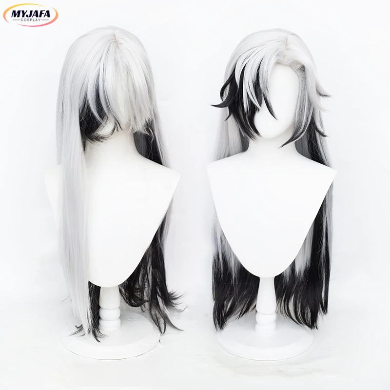 Anime Cosplay Long Black Hair - ABC123Boothill Cosplay Wig HSR Boothill Silver