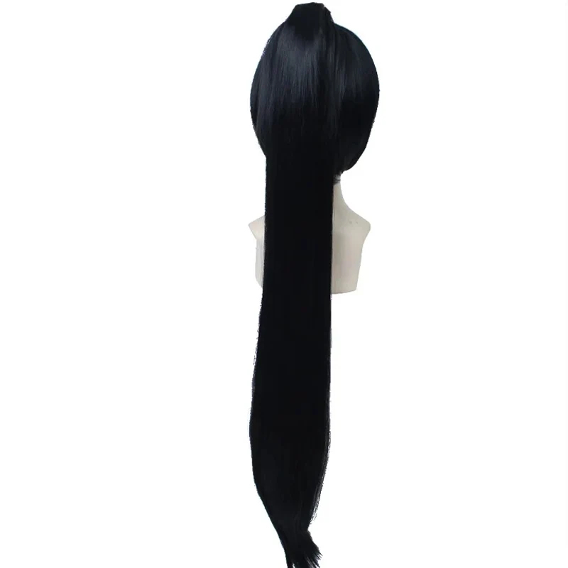 Anime Cosplay Long Black Hair - ccutoo Black Long Straight Synthetic Hair