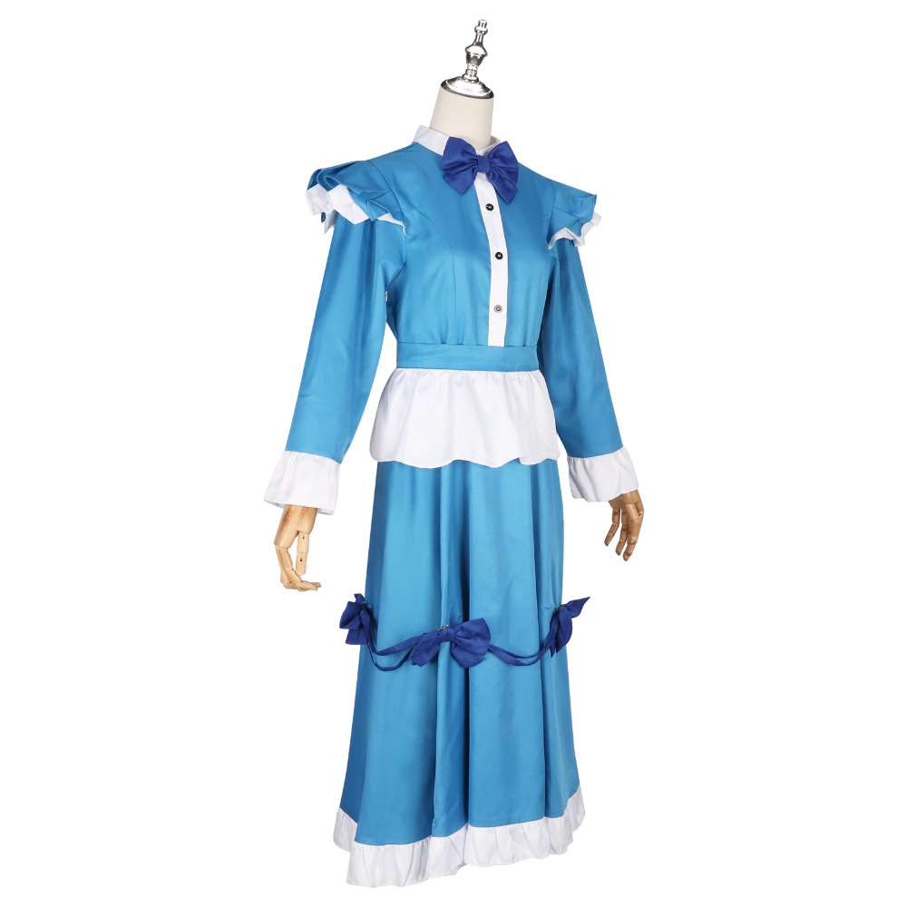 Poppy Red Hair Cosplay Costume – обзор и цена Anime Cosplay Blue Hair