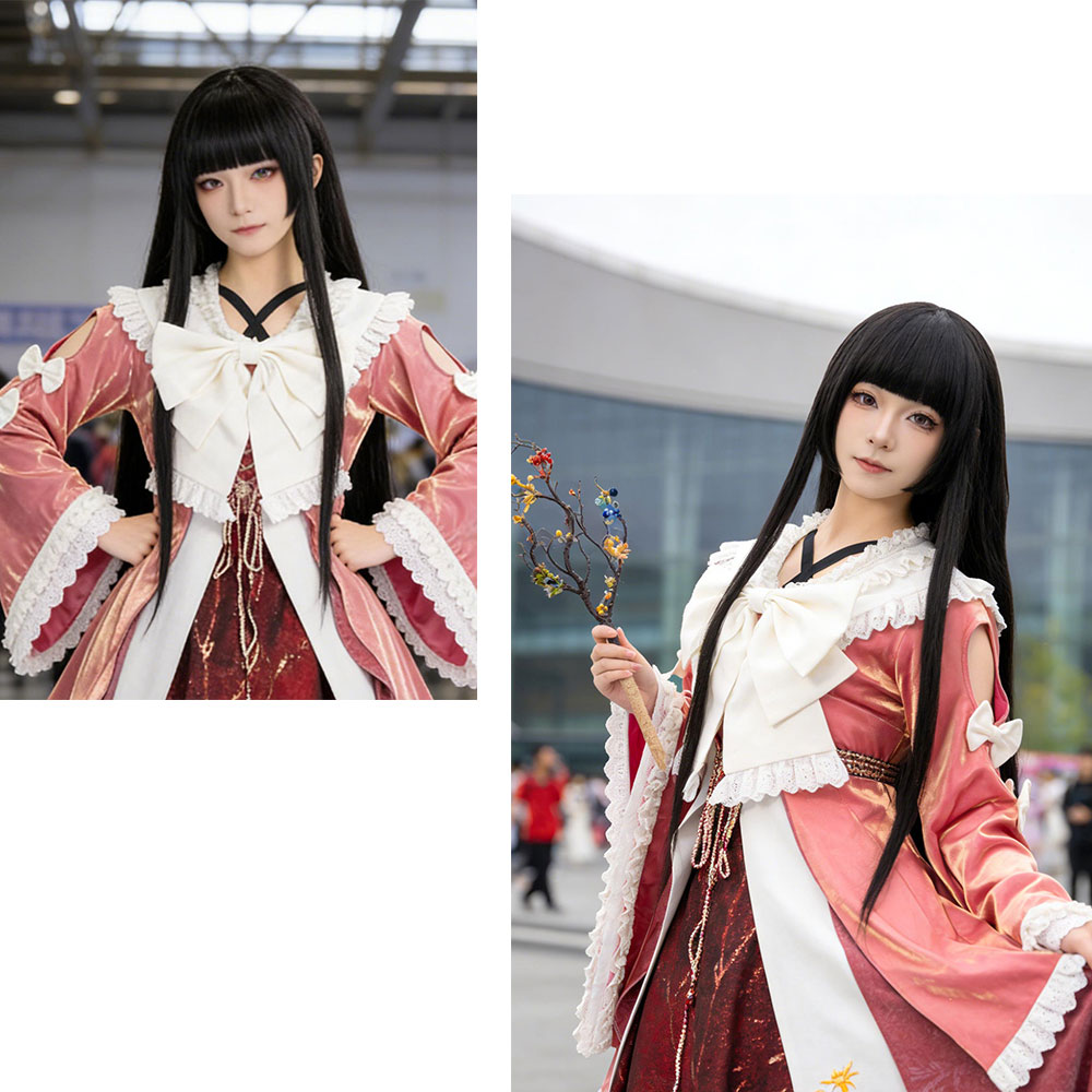 Kaguya Houraisan Cosplay Wig H – обзор и цена Anime Cosplay Long Black Hair