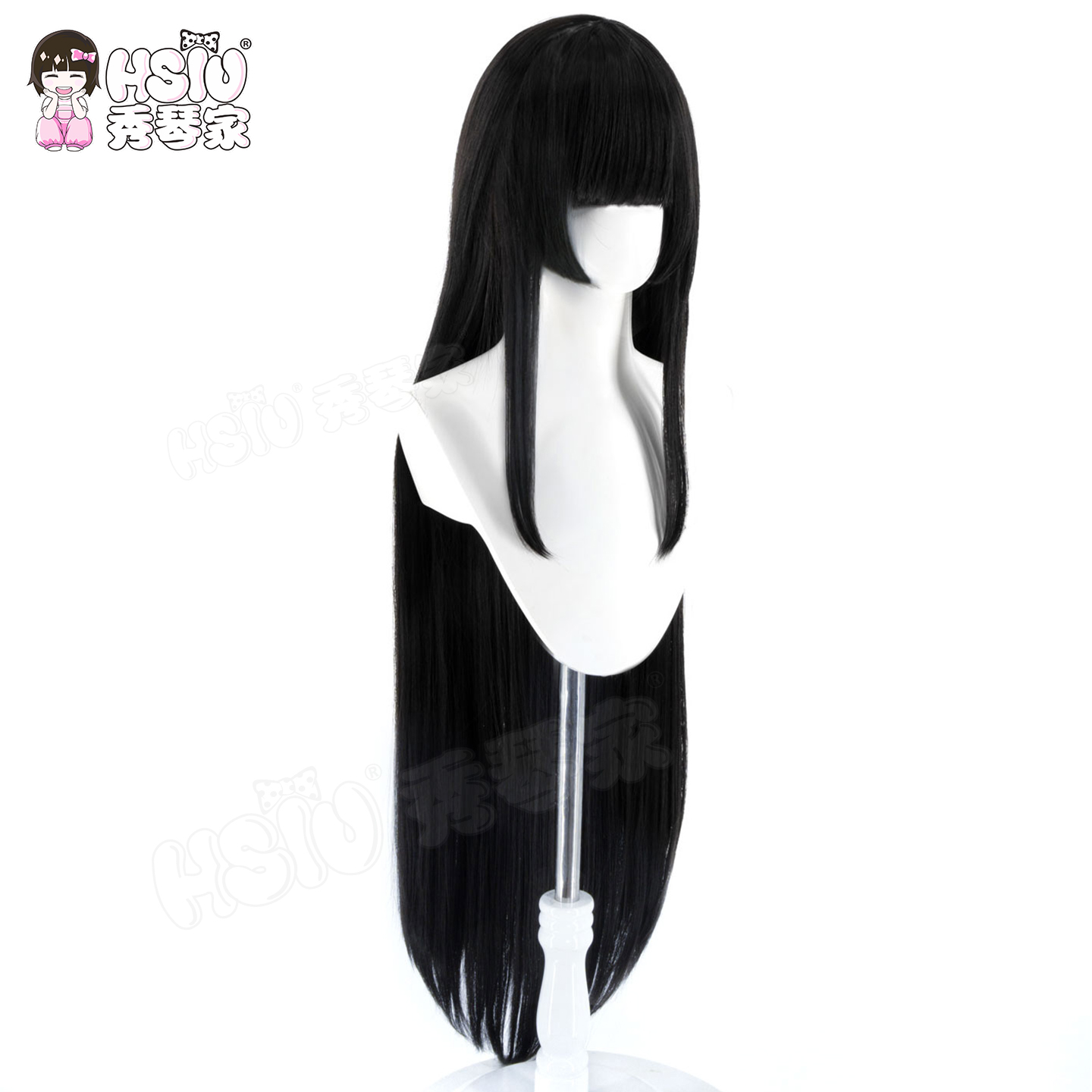 Kaguya Houraisan Cosplay Wig H – обзор и цена Anime Cosplay Long Black Hair