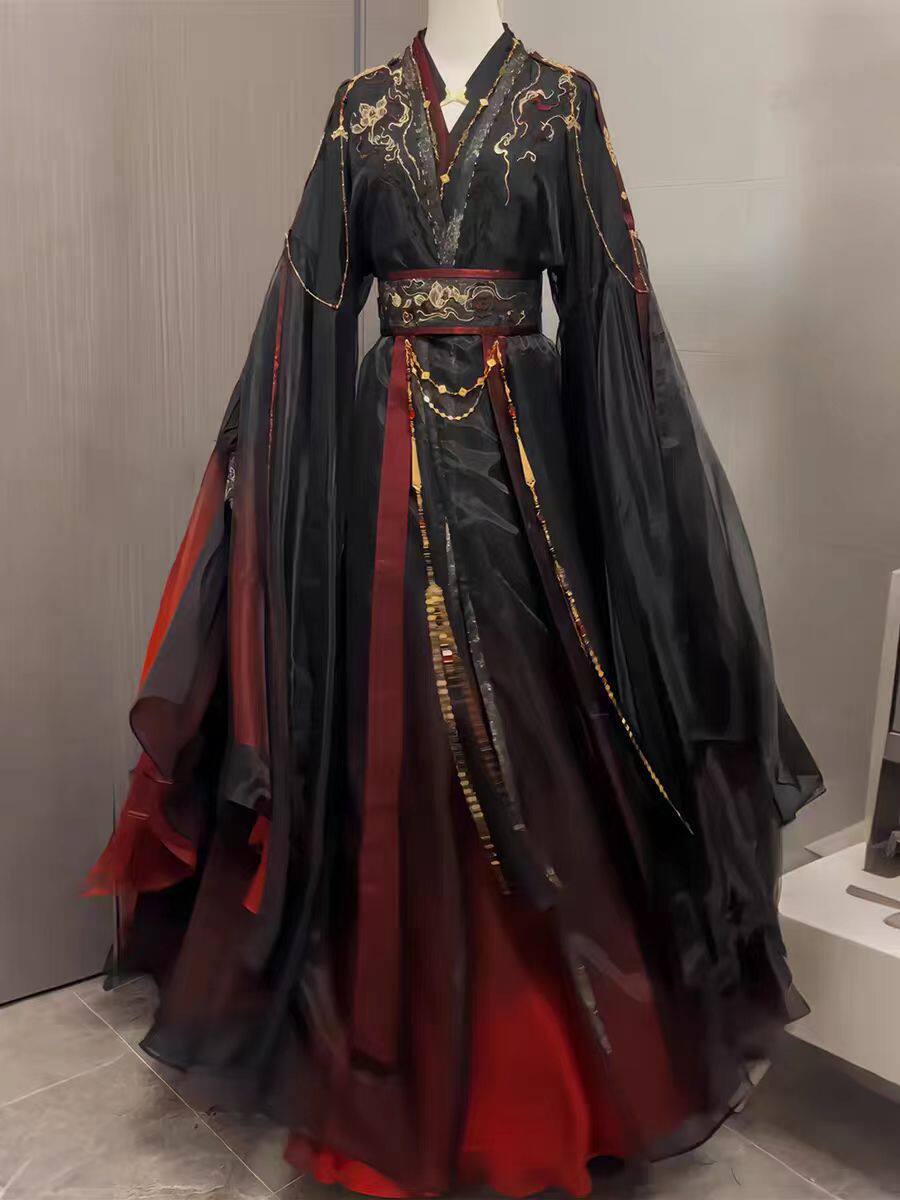 Unisex Ancient Chinese Xianxia – обзор и цена Cosplay Anime Black
