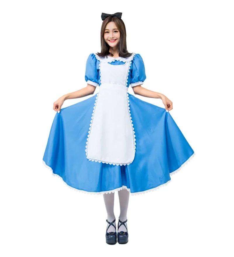 Wonderland Alice Costume for A – обзор и цена Anime Cosplay Plus Size