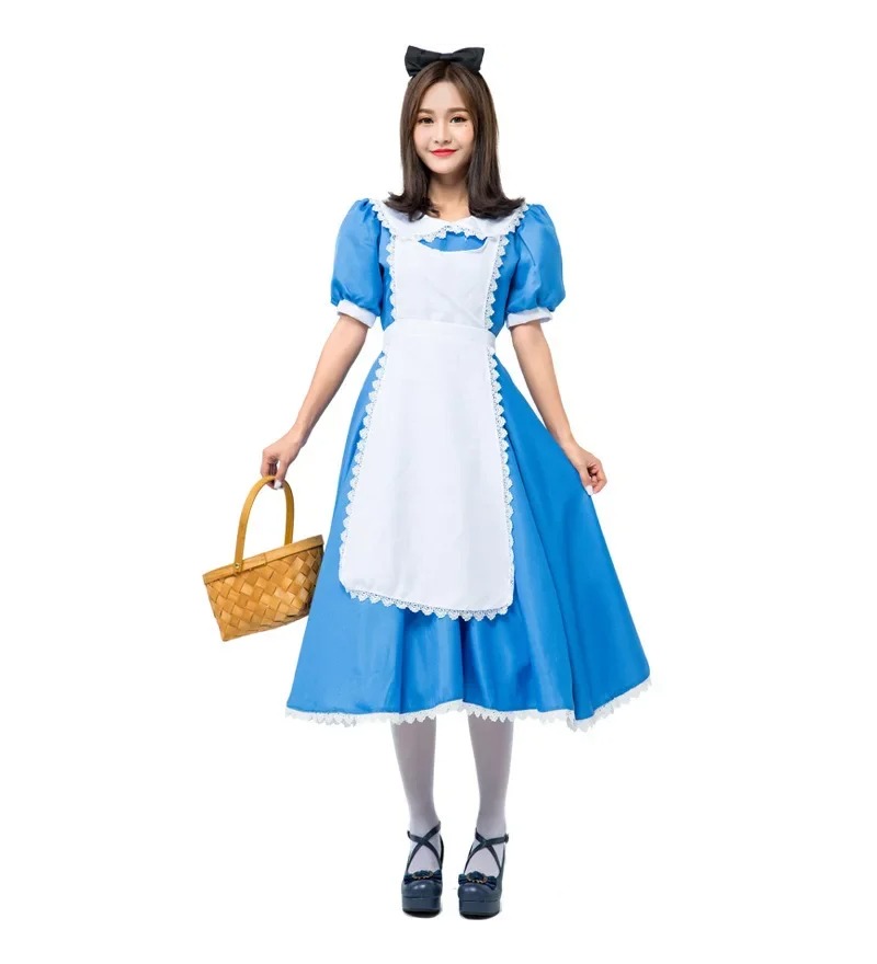 Wonderland Alice Costume for A – обзор и цена Anime Cosplay Plus Size