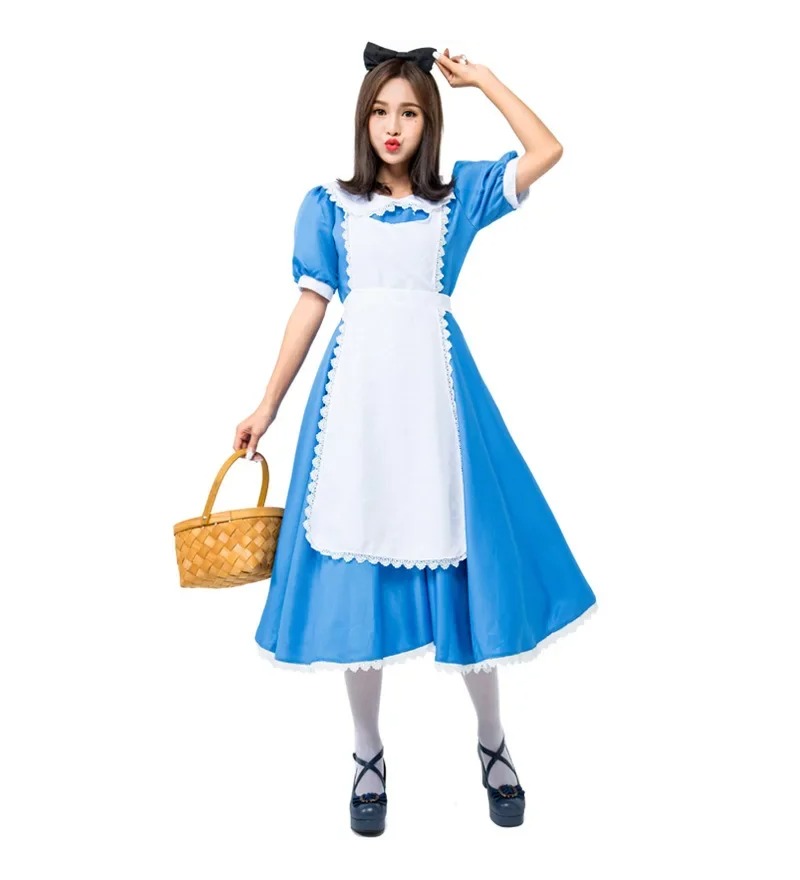 Wonderland Alice Costume for A – обзор и цена Anime Cosplay Plus Size