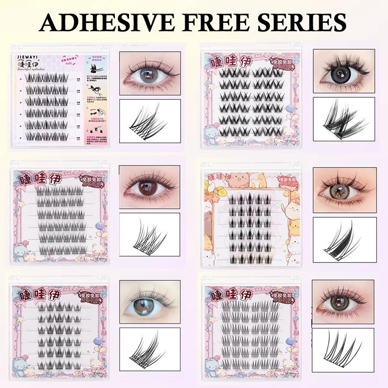 6 Rows Diy Segmented False Eye – обзор и цена Anime Cosplay Lashes