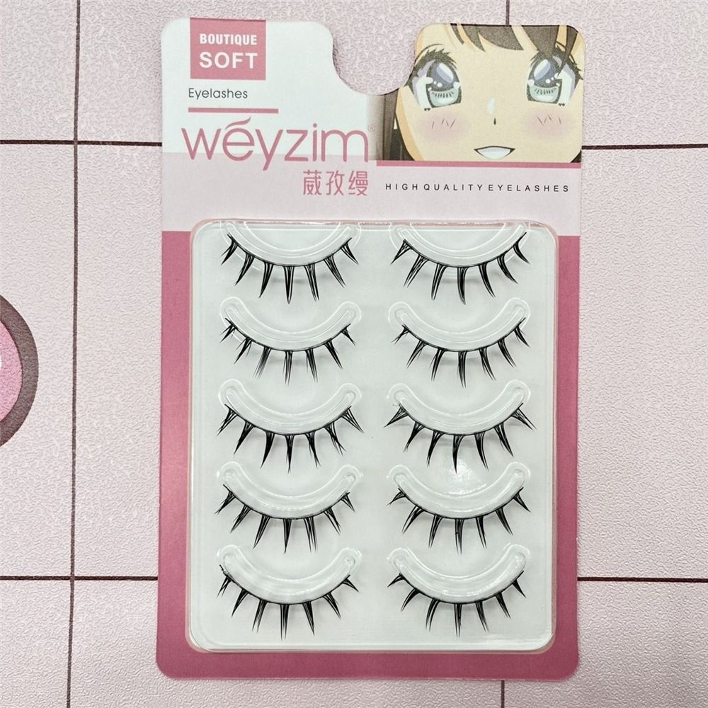 Faux Mink False Eyelashes 5 Pa – обзор и цена Anime Cosplay Lashes