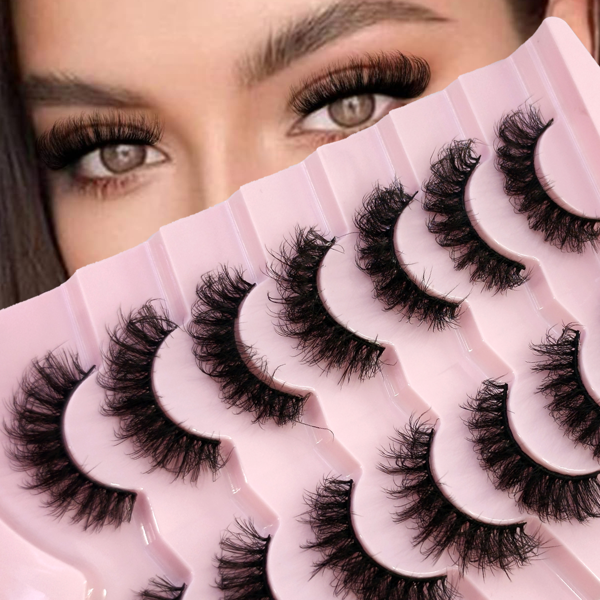 Cat Eye Eyelashes 3D Natural F – обзор и цена Anime Cosplay Lashes