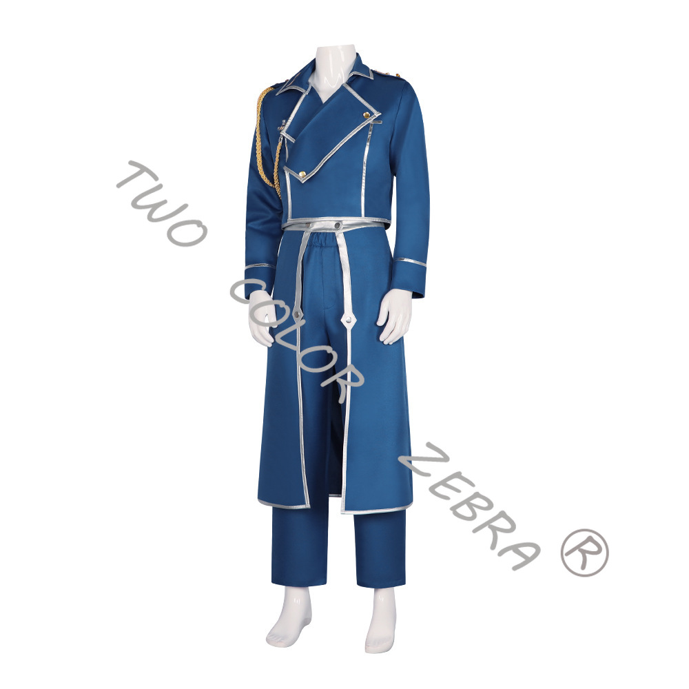Roy Mustang Blue Military Tren – обзор и цена Fullmetal Alchemist Coat