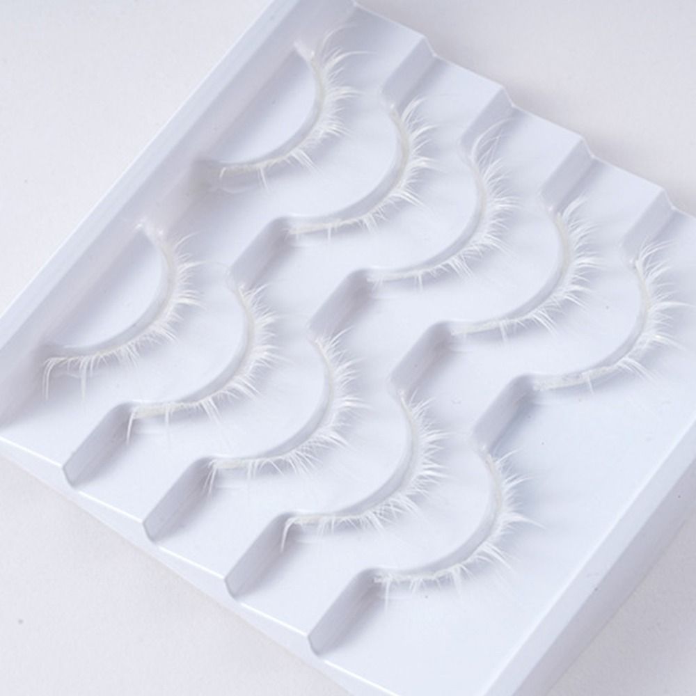 White White Anime Eyelashes Ja – обзор и цена Anime Cosplay Lashes