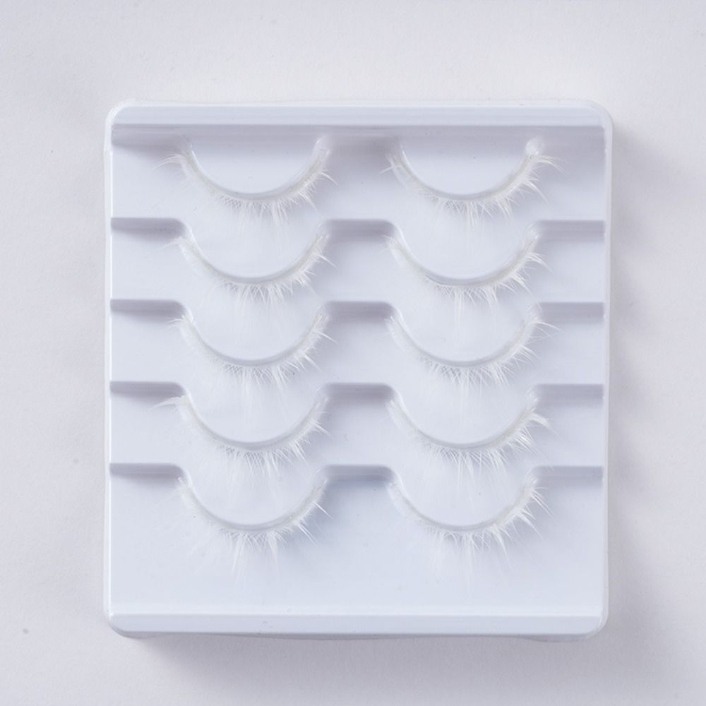 White White Anime Eyelashes Ja – обзор и цена Anime Cosplay Lashes