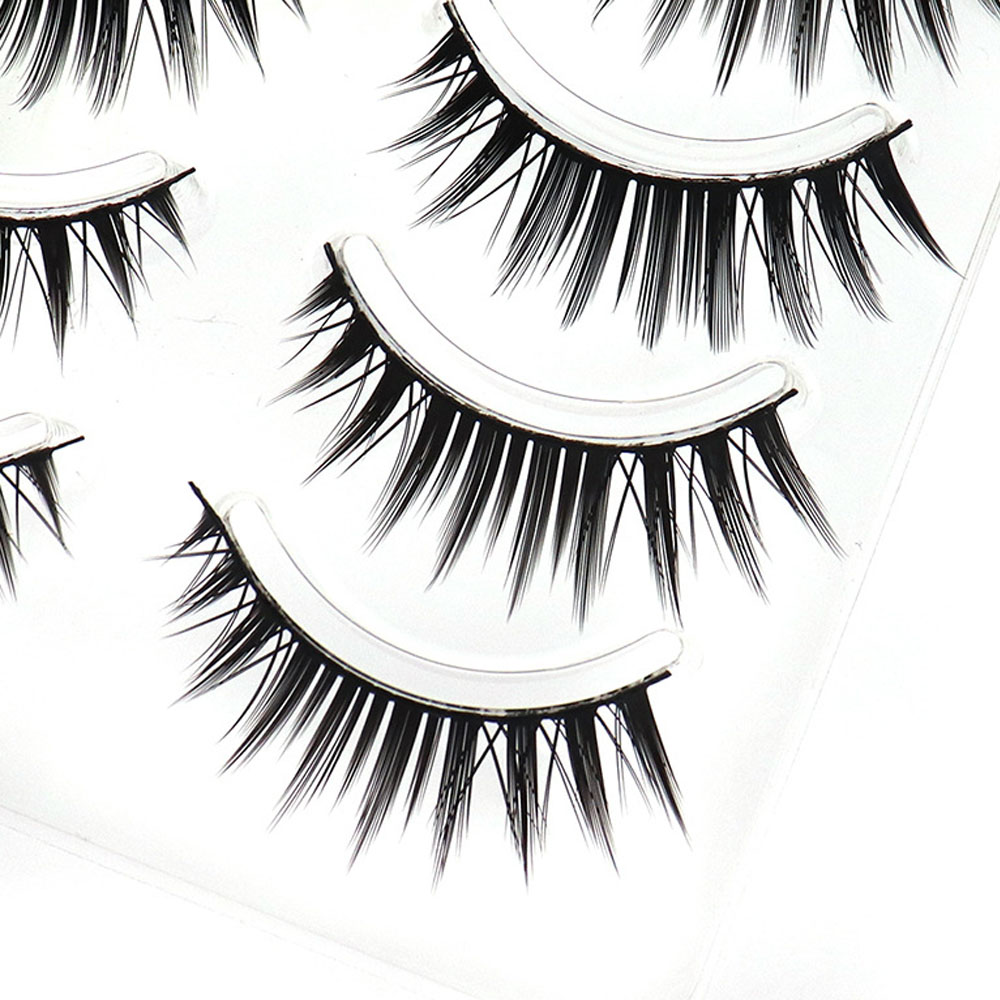 5 Pairs Makeup False Eyelash T – обзор и цена Anime Cosplay Lashes