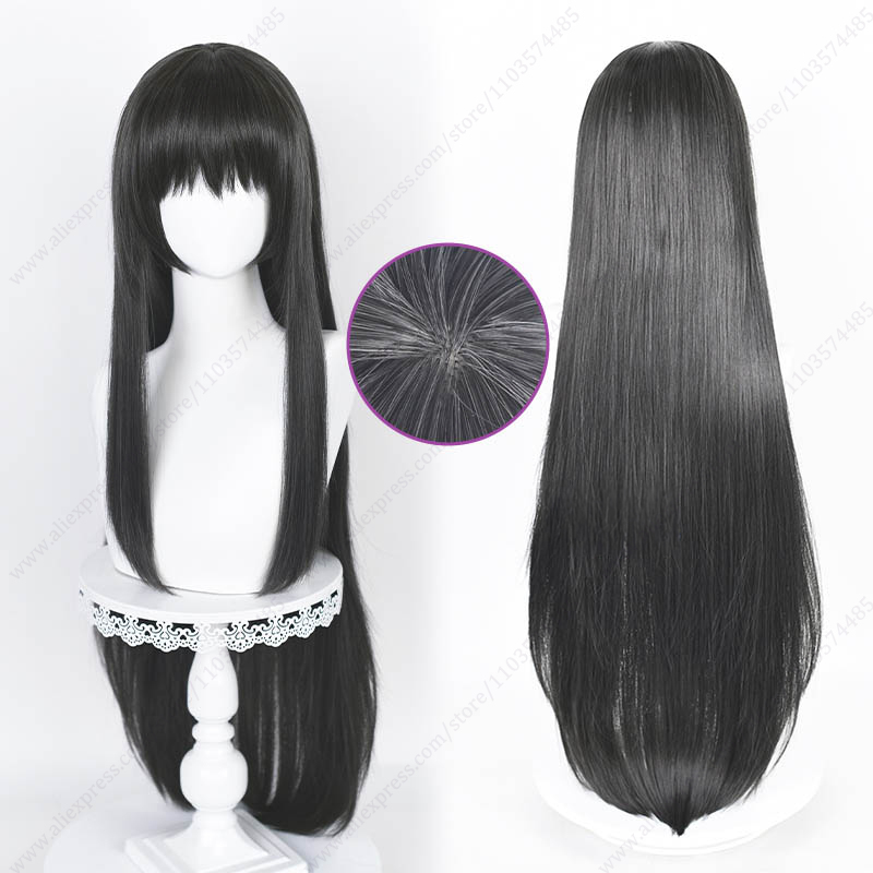 Akemi Homura 90cm Long Straigh – обзор и цена Anime Cosplay Long Black Hair