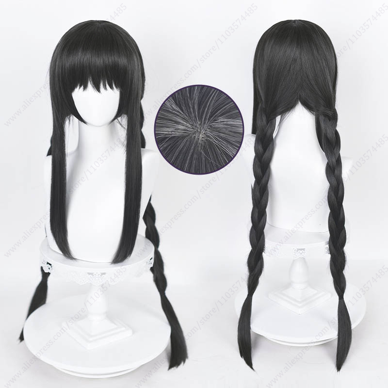Akemi Homura 90cm Long Straigh – обзор и цена Anime Cosplay Long Black Hair
