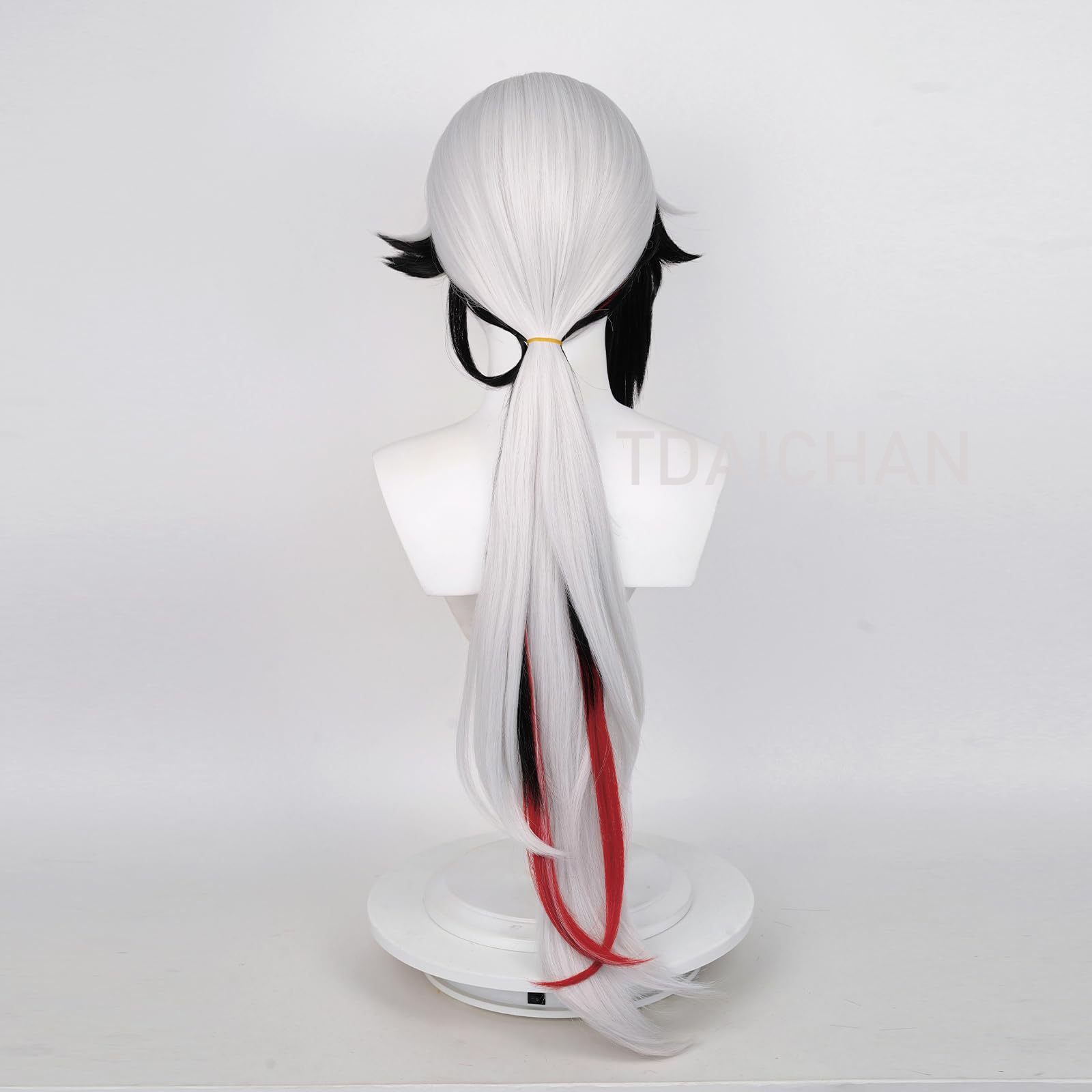 Genshin Impact Arlecchino Cosp – обзор и цена Anime Cosplay Long Black Hair