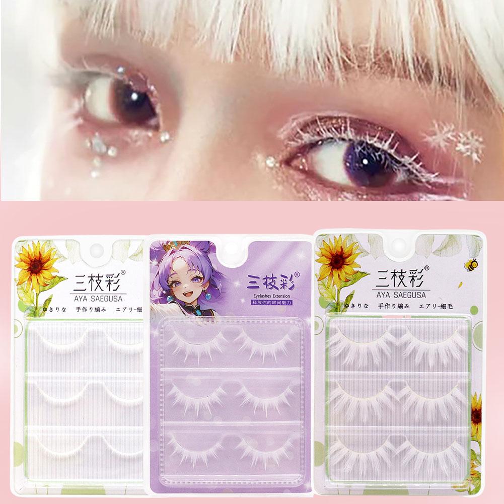 White False Eyelashes Cosplay  – обзор и цена Anime Cosplay Lashes