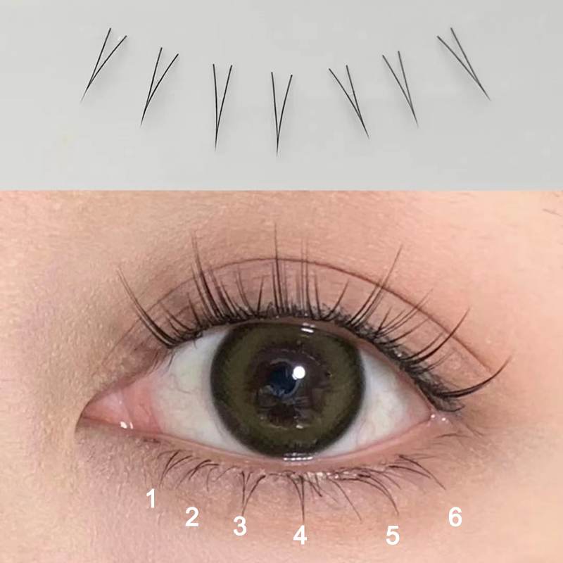 J Curl V Shape Under Eyelash C – обзор и цена Anime Cosplay Lashes