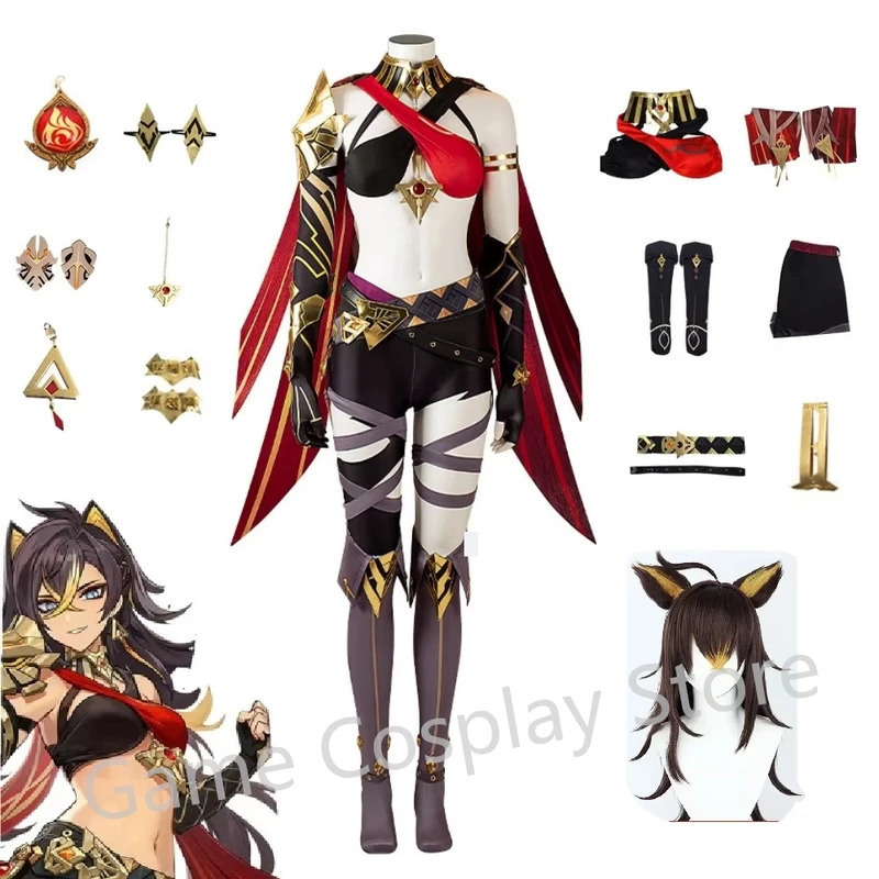 In stock Genshin Impact Dehya  – обзор и цена Anime Cosplay Plus Size