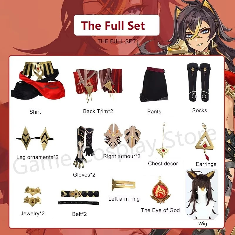 In stock Genshin Impact Dehya  – обзор и цена Anime Cosplay Plus Size