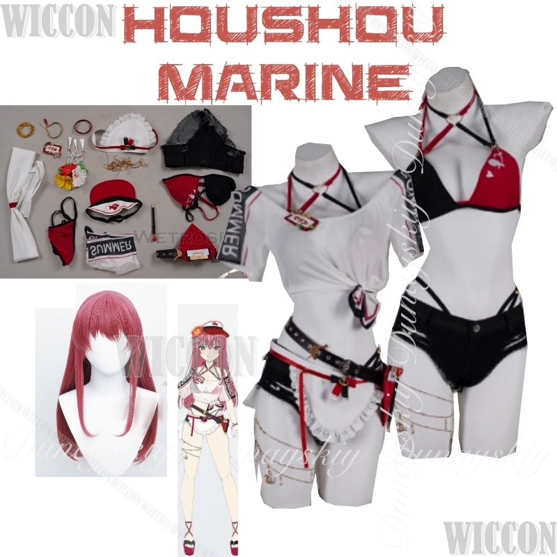 Hololive Gamers Virtual Anchor – обзор и цена Anime Marin Cosplay
