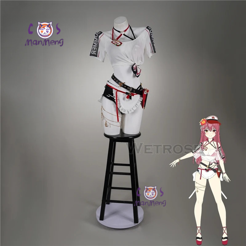 Anime Hololive Vtuber Houshou  – обзор и цена Anime Marin Cosplay