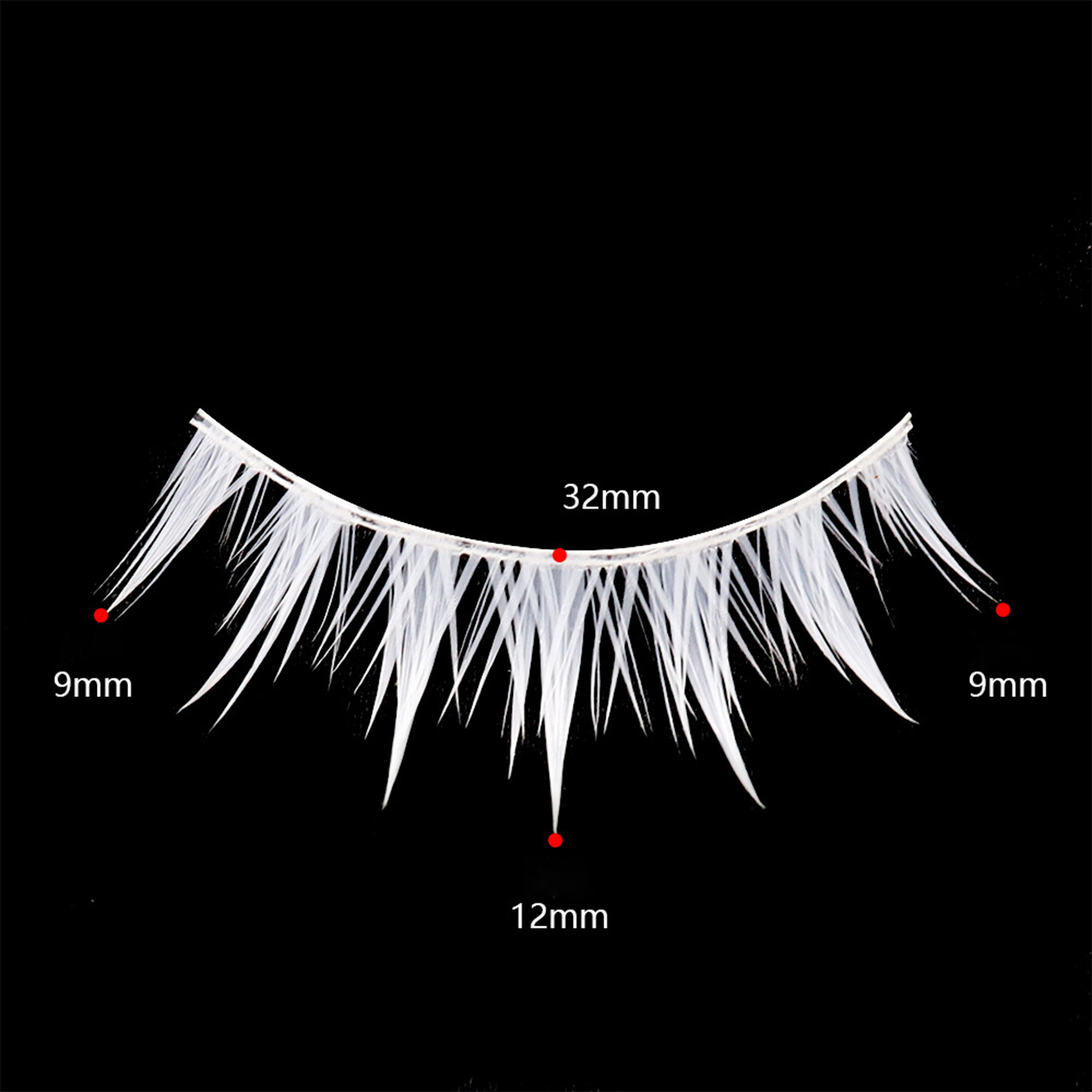 Manga lashes Cosplay White Fal – обзор и цена Anime Cosplay Lashes