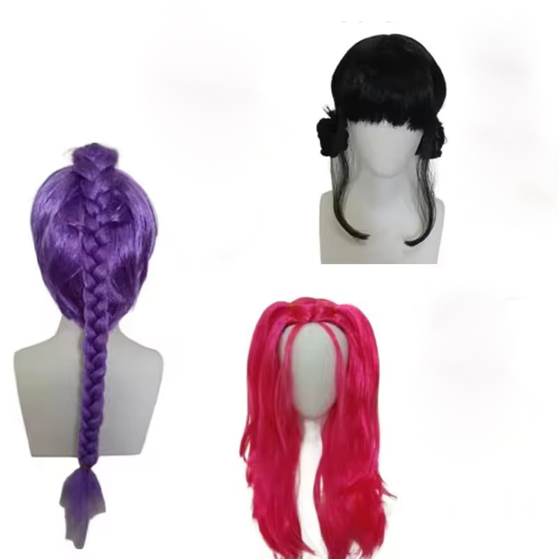 Anime Long Purple Braiding Hai – обзор и цена Anime Cosplay Long Black Hair