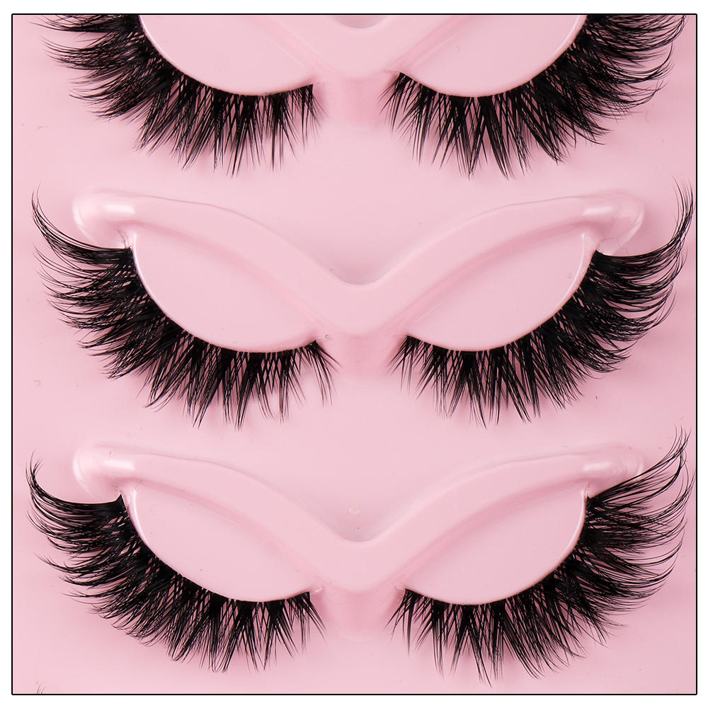 5 Pairs Cat Eye Lashes Faux Mi – обзор и цена Anime Cosplay Lashes