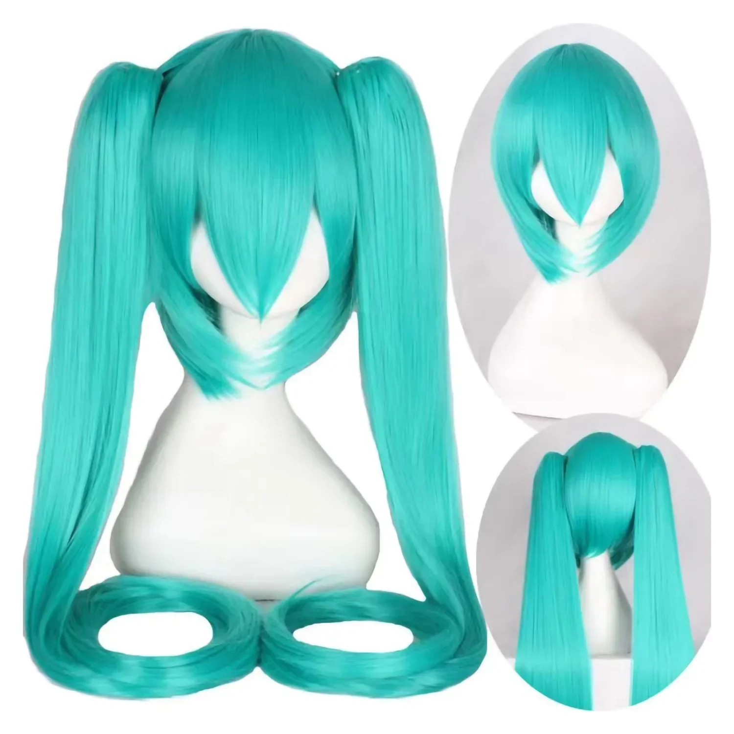 2026 Miku Cosplay Wig 105cm Lo – обзор и цена Anime Cosplay Blue Hair