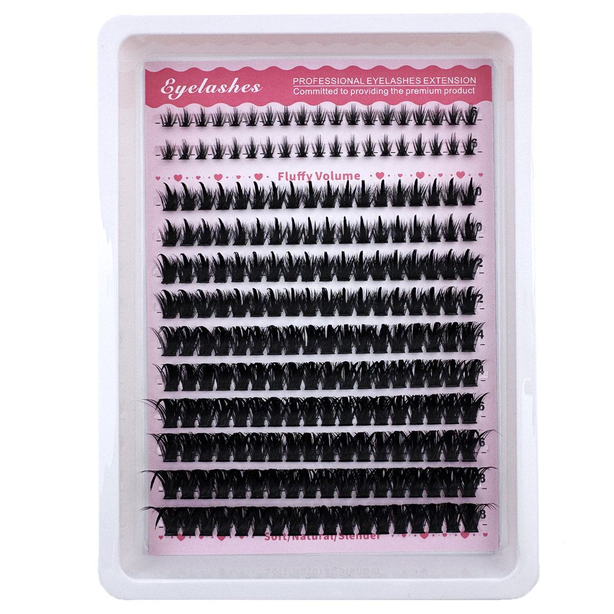 Spikes 60D-300D eyelashes 6-18 – обзор и цена Anime Cosplay Lashes