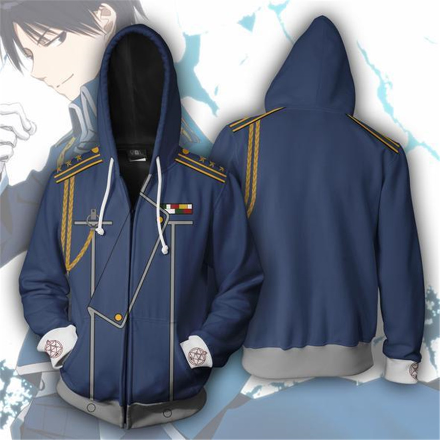Anime Cosplay Sweatshirts Trac – обзор и цена Fullmetal Alchemist Coat