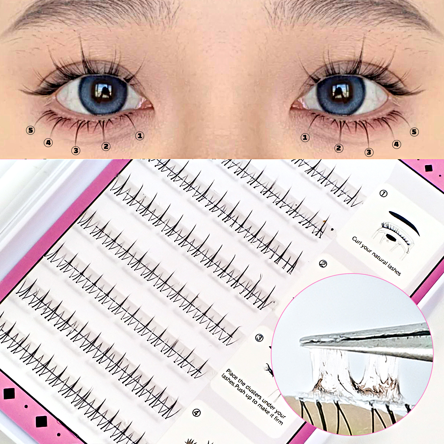 Self Adhesive Bottom Lashes No – обзор и цена Anime Cosplay Lashes