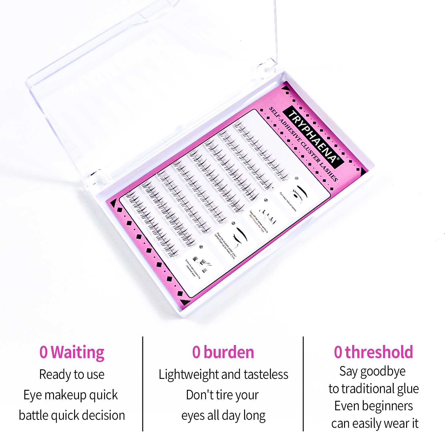 Self Adhesive Bottom Lashes No – обзор и цена Anime Cosplay Lashes