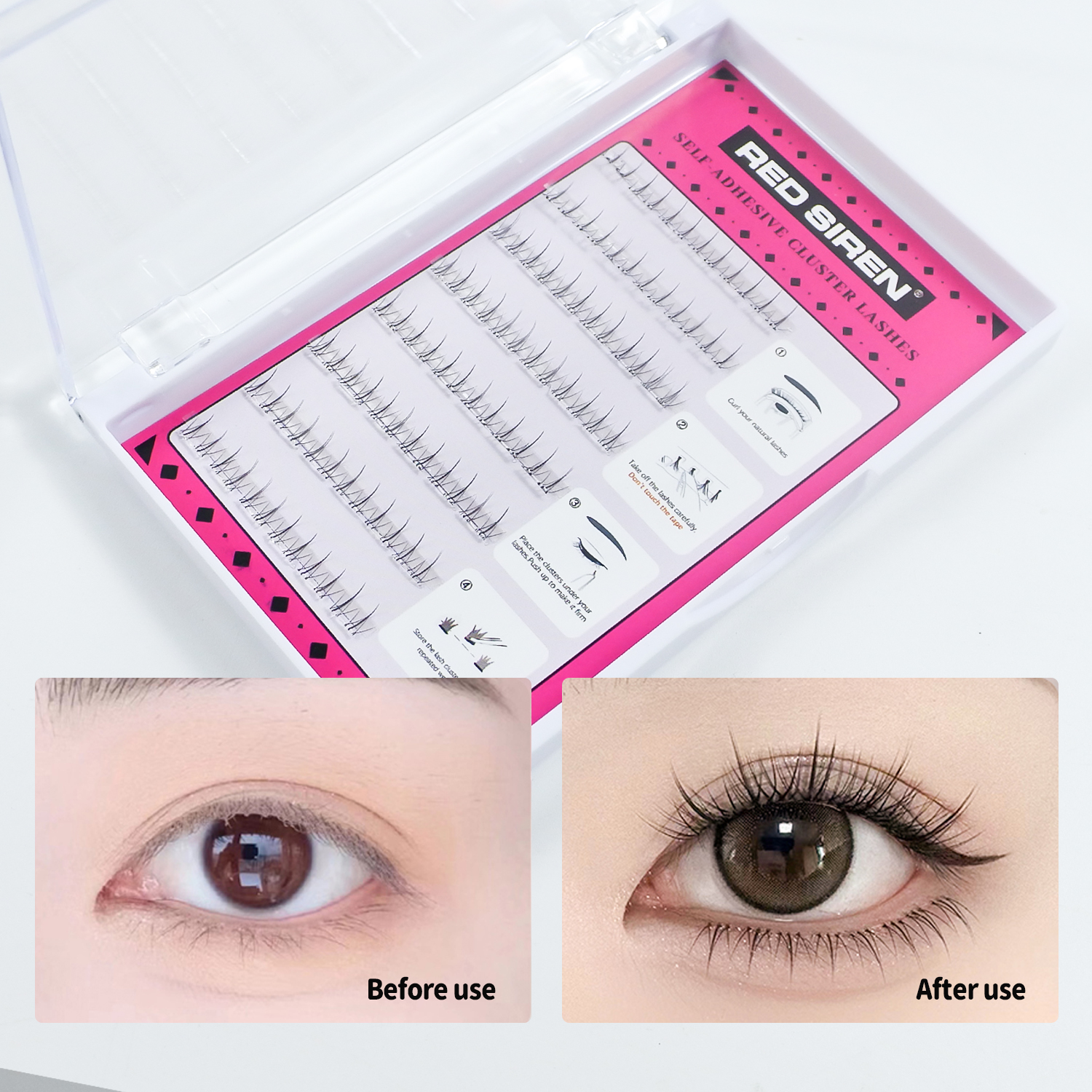 Self Adhesive Bottom Lashes No – обзор и цена Anime Cosplay Lashes