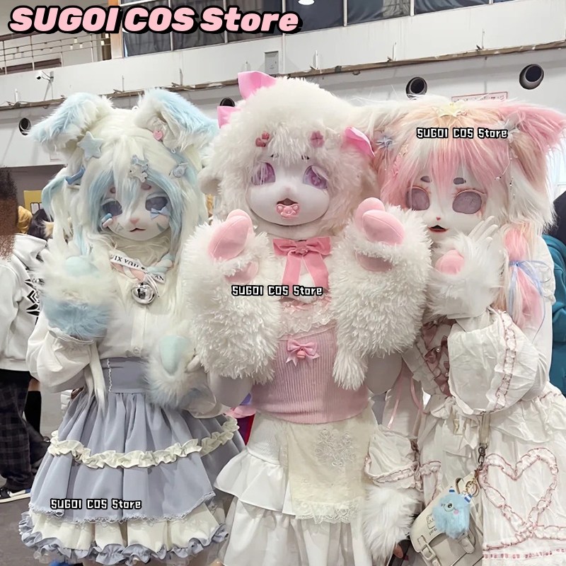aBcSCS*Fursuit Head Kigurumi C – обзор и цена Anime Cosplay Mask