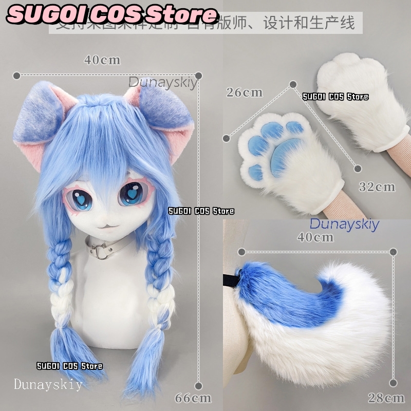 aBcSCS*Fursuit Head Kigurumi C – обзор и цена Anime Cosplay Mask