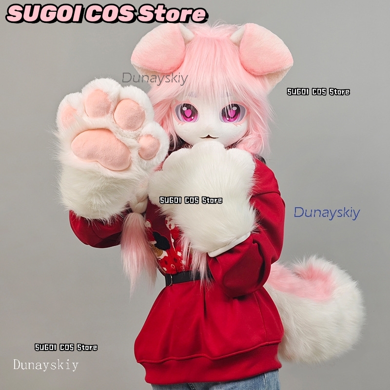 aBcSCS*Fursuit Head Kigurumi C – обзор и цена Anime Cosplay Mask