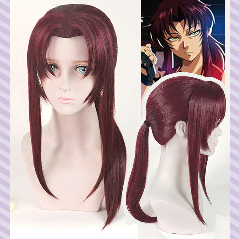 New BLACK LAGOON Rebecca Revy  – обзор и цена Anime Cosplay Long Black Hair